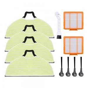 AV2501AE Manual Power Source Maintenance Set for Shark Vacuum Cleaner Including Side Brush Filter Mop Cloth-Replacement Parts