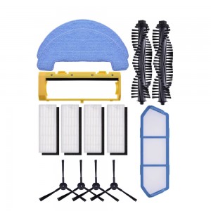 Main Side Brush HEPA Filter Strainer Mop Cloth for iLife A4 A4S A40 Polaris PVCR 1126W 0726W 0826 0926W Vacuum Parts Accessories