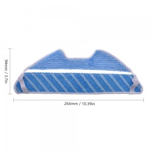 Mop Pads Cloth for Cecotec Conga 1290 1390 1490 1590 Robotic Vacuum Cleaner Replacement Parts Accessories