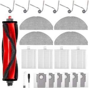 Accessories Kit Main Brush Filters Side Brush Mop Cloth for Roborock Q7 M5+ / Q7 L5+ Robot Vacuum