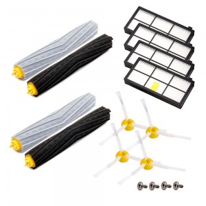 Roomba 800 and 900 Series Maintenance Set Main Brush Side Brush Filter for iRobot Vacuum Cleaner Parts Replacement Usage