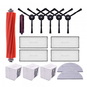 S7 Max Ultra Complete Master Maintenance Set Main Side Brush Filter Mop for Roborock Vacuum Cleaner Parts Replacement Usage