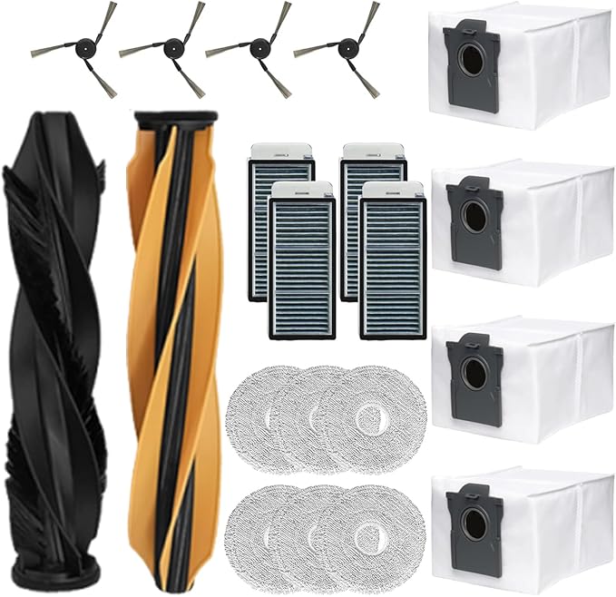X50 Ultra Complete Kit Filter Main Brush Side Brush Dust Bag Mop for Dreame Vacuum Cleaner Parts Replacement