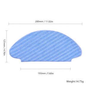 Mop Cloth for Rowenta Tefal Explorer X-plorer 20 40 50 Series Robot Vacuum Cleaner Parts Accessories