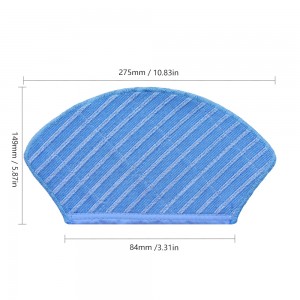 Mop Cloth For Midea M7 M7 Pro Robot Vacuum Cleaner Microfiber Mop Cloths Parts Accessories