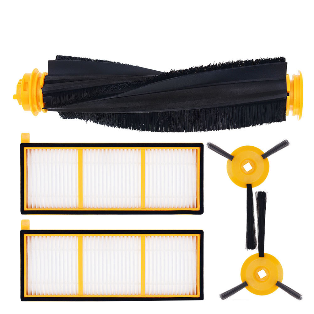 Side Main Roller Brush HEPA Filter Kit for Shark ION RV750 R75 RV700 RV720 RV750C RV755 Robot Vacuum Cleaner Parts Accessories
